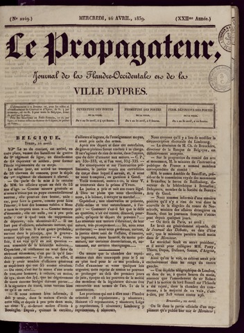 Le Propagateur (1818-1871) 1839-04-24