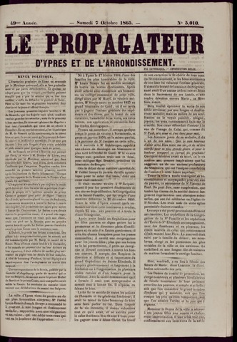 Le Propagateur (1818-1871) 1865-10-07