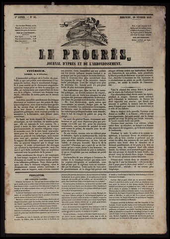 Le Progrès (1841-1914) 1842-02-20