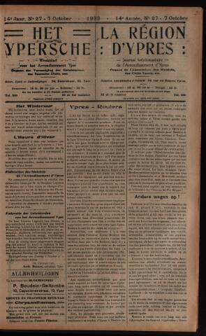 Het Ypersch nieuws (1929-1971) 1933-10-07