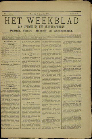 Het weekblad van Ijperen (1886-1906) 1898-08-06
