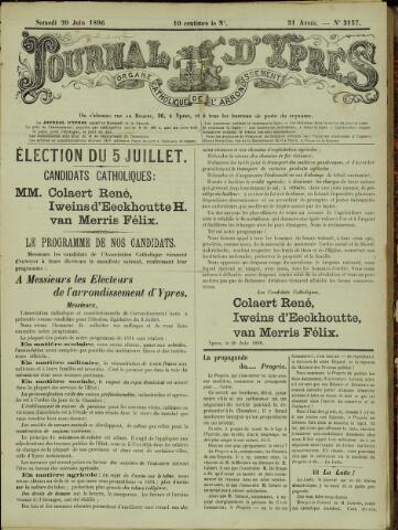 Journal d’Ypres (1874 - 1913) 1896-06-20