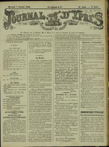 Journal d’Ypres (1874 - 1913) 1896-10-07