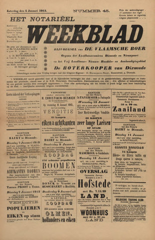 Den Notarieelen Koerier van Dixmude (1912-1914) 1913