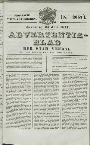 Het Advertentieblad (1825-1914) 1847-07-24