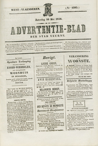 Het Advertentieblad (1825-1914) 1856-05-10