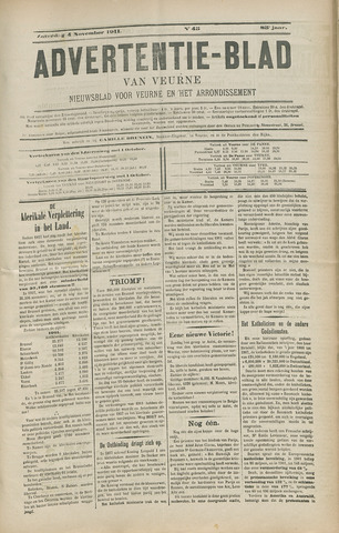 Het Advertentieblad (1825-1914) 1911-11-04