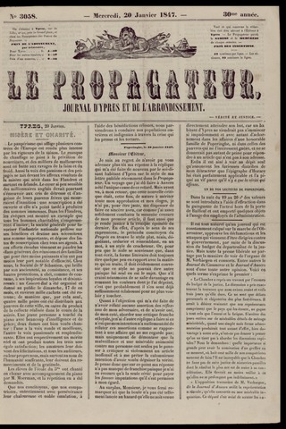 Le Propagateur (1818-1871) 1847-01-20