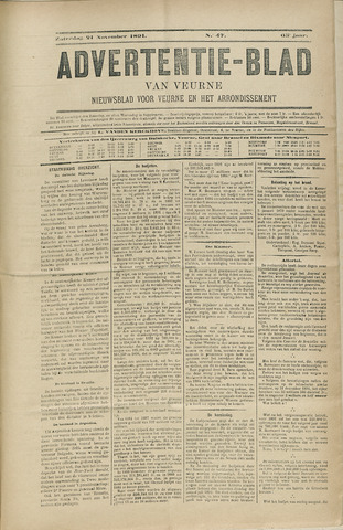 Het Advertentieblad (1825-1914) 1891-11-21