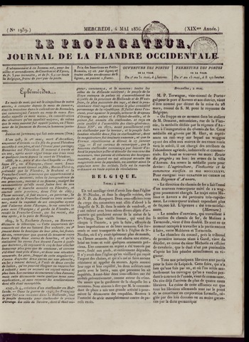 Le Propagateur (1818-1871) 1836-05-04