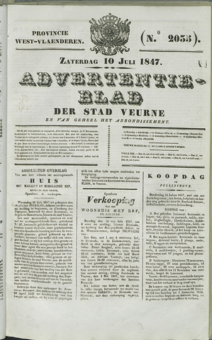 Het Advertentieblad (1825-1914) 1847-07-10