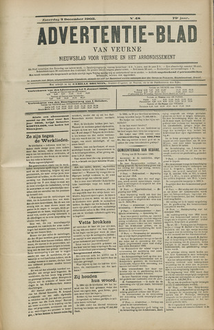 Het Advertentieblad (1825-1914) 1905-12-02