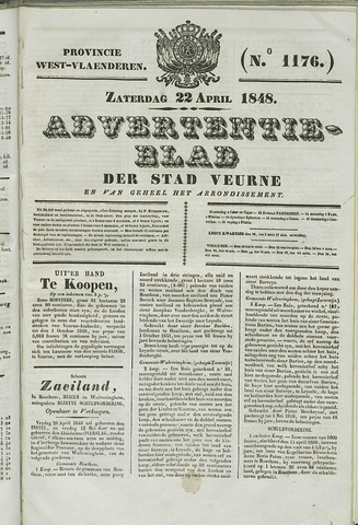 Het Advertentieblad (1825-1914) 1848-04-22