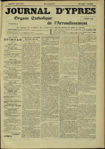 Journal d’Ypres (1874 - 1913) 1909-07-31