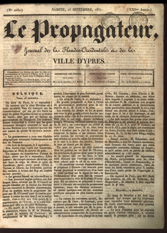 Le Propagateur (1818-1871) 1837-09-16
