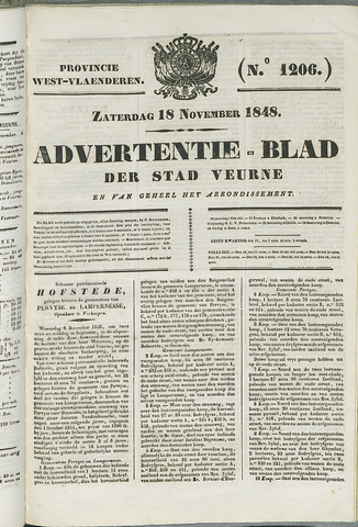 Het Advertentieblad (1825-1914) 1848-11-18