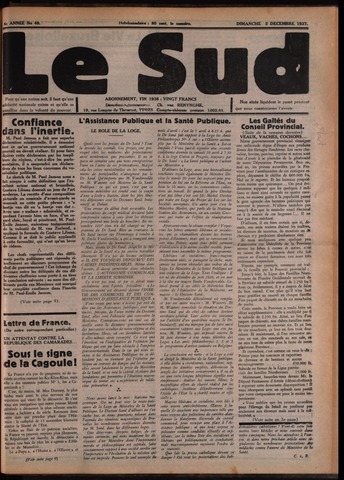 Le Sud (1934-1939) 1937-12-05