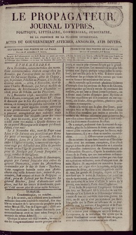 Le Propagateur (1818-1871) 1827-11-10