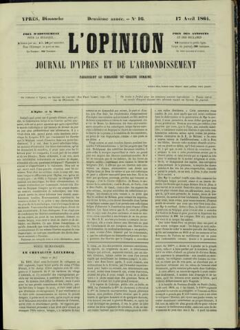 L’Opinion (1863-1873) 1864-04-17