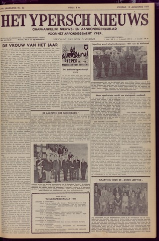 Het Ypersch nieuws (1929-1971) 1971-08-13