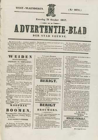 Het Advertentieblad (1825-1914) 1857-10-31