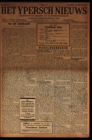 Het Ypersch nieuws (1929-1971) 1956-08-18