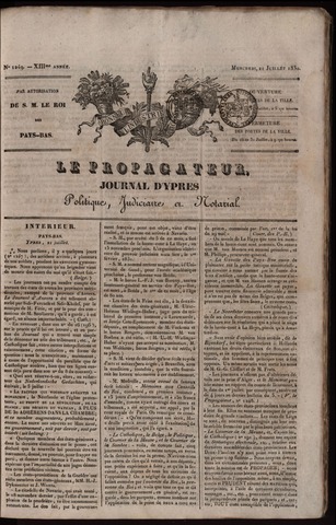 Le Propagateur (1818-1871) 1830-07-21