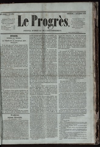 Le Progrès (1841-1914) 1846-11-01