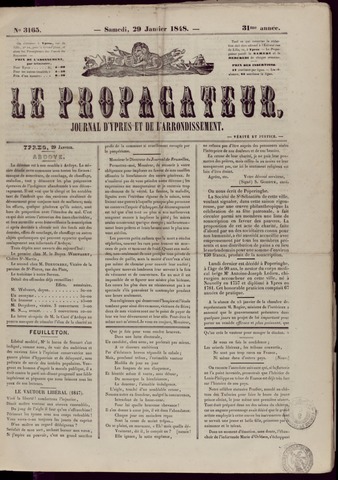 Le Propagateur (1818-1871) 1848-01-29