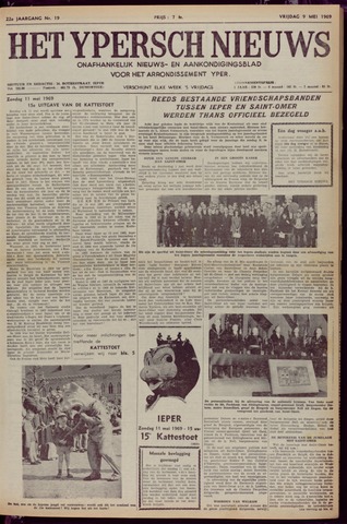Het Ypersch nieuws (1929-1971) 1969-05-09