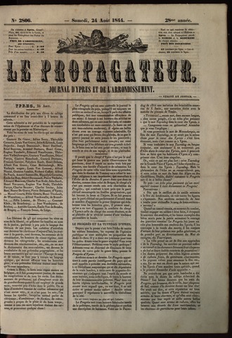 Le Propagateur (1818-1871) 1844-08-24