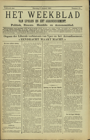 Het weekblad van Ijperen (1886 - 1906) 1901-08-03