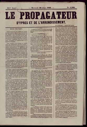 Le Propagateur (1818-1871) 1869-06-30