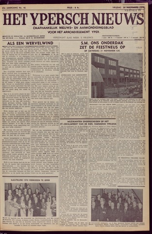 Het Ypersch nieuws (1929-1971) 1970-11-20