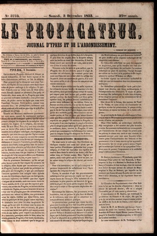 Le Propagateur (1818-1871) 1853-12-03