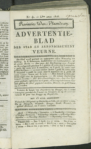 Het Advertentieblad (1825-1914) 1826-04-05