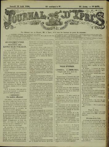 Journal d’Ypres (1874-1913) 1896-08-29
