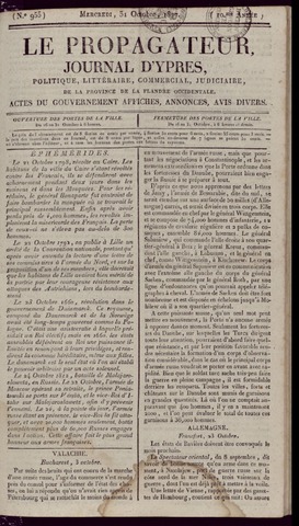 Le Propagateur (1818-1871) 1827-10-31