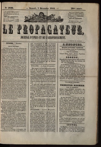 Le Propagateur (1818-1871) 1844-12-07