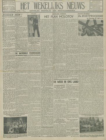 Het Wekelijks Nieuws (1946-1990) 1947-07-19
