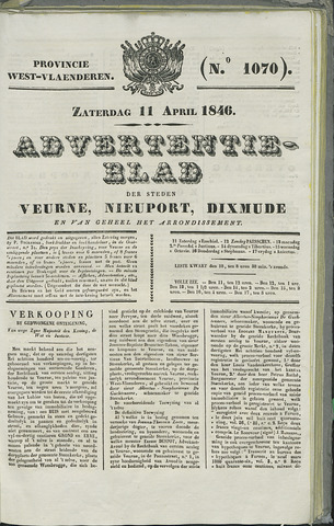 Het Advertentieblad (1825-1914) 1846-04-11