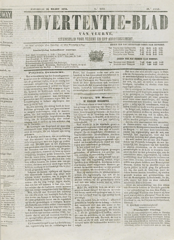 Het Advertentieblad (1825-1914) 1874-03-28