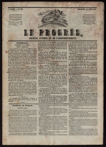 Le Progrès (1841-1914) 1842-04-24