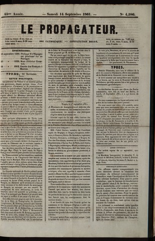 Le Propagateur (1818-1871) 1861-09-14