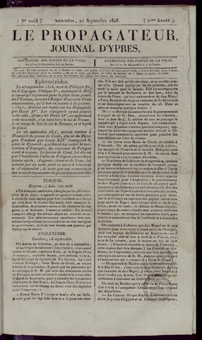 Le Propagateur (1818-1871) 1828-09-24