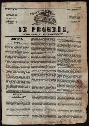 Le Progrès (1841-1914) 1843-04-20