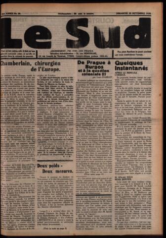Le Sud (1934-1939) 1938-09-25