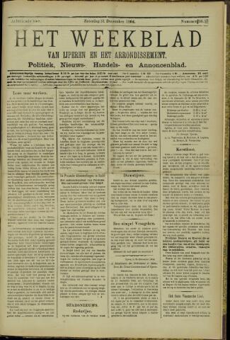 Het weekblad van Ijperen (1886-1906) 1904-12-31