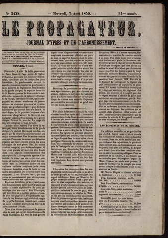 Le Propagateur (1818-1871) 1850-08-07