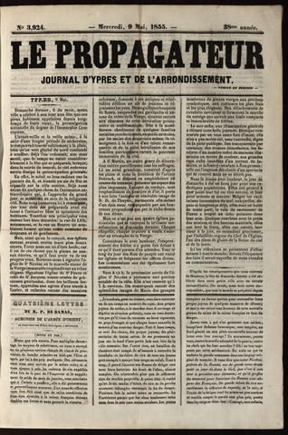 Le Propagateur (1818-1871) 1855-05-09